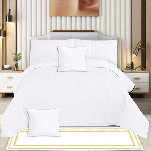 JUEGOS DE COLCHAS  DE 6 UNIDADES PARA CAMA 60 O 54  COLOR BLANCO