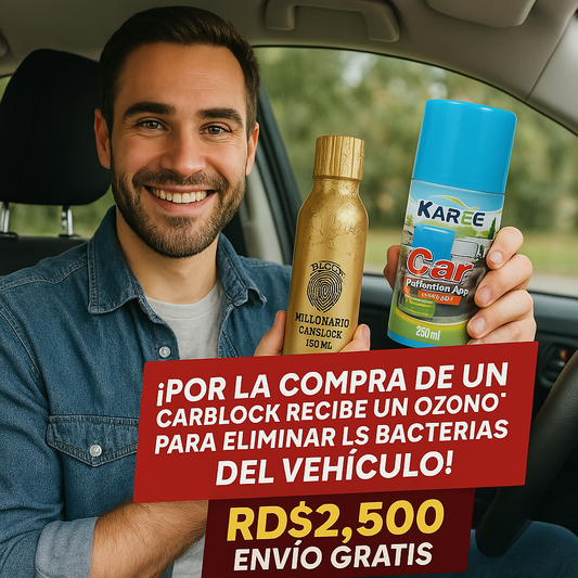 super oferta  Carblock + 💧 Ozono desinfectante gratis