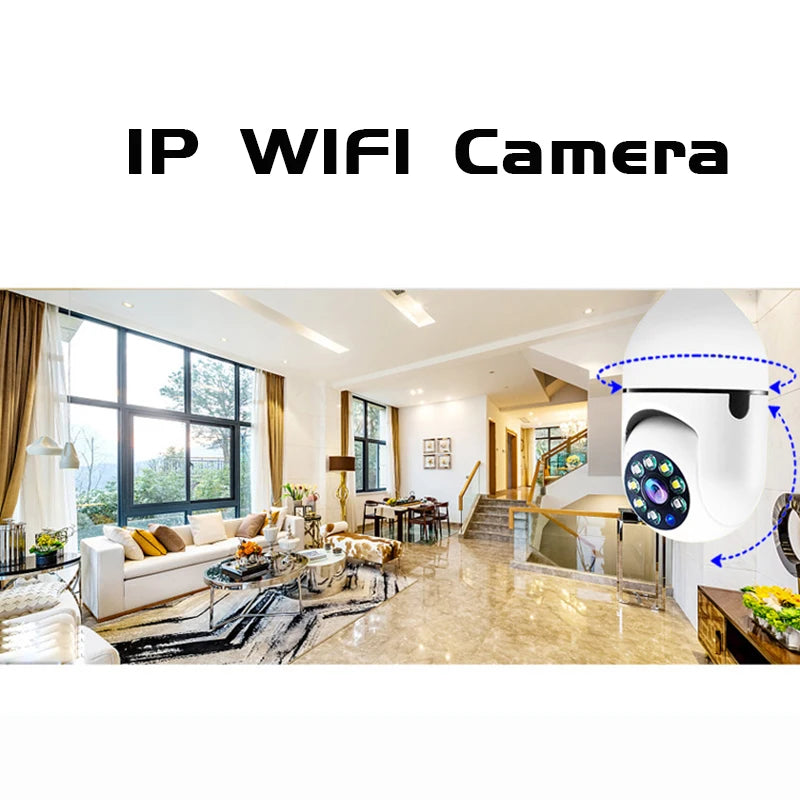 Cámara Bombilla Seguridad WiFi HD