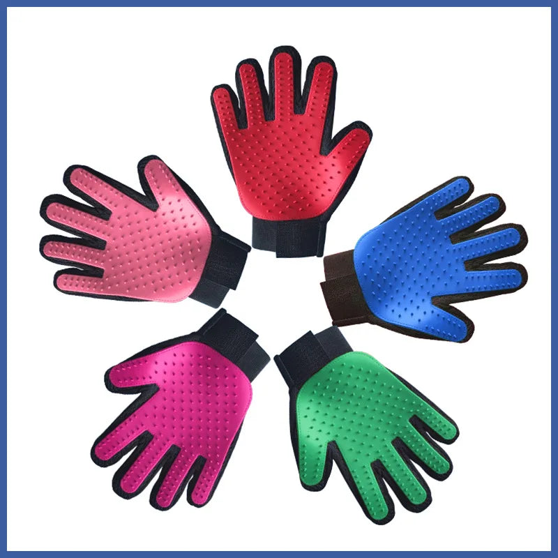 Guantes para peinar mascotas