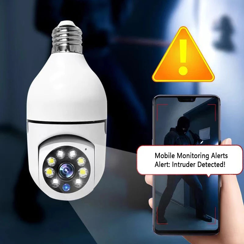 Cámara Bombilla Seguridad WiFi HD