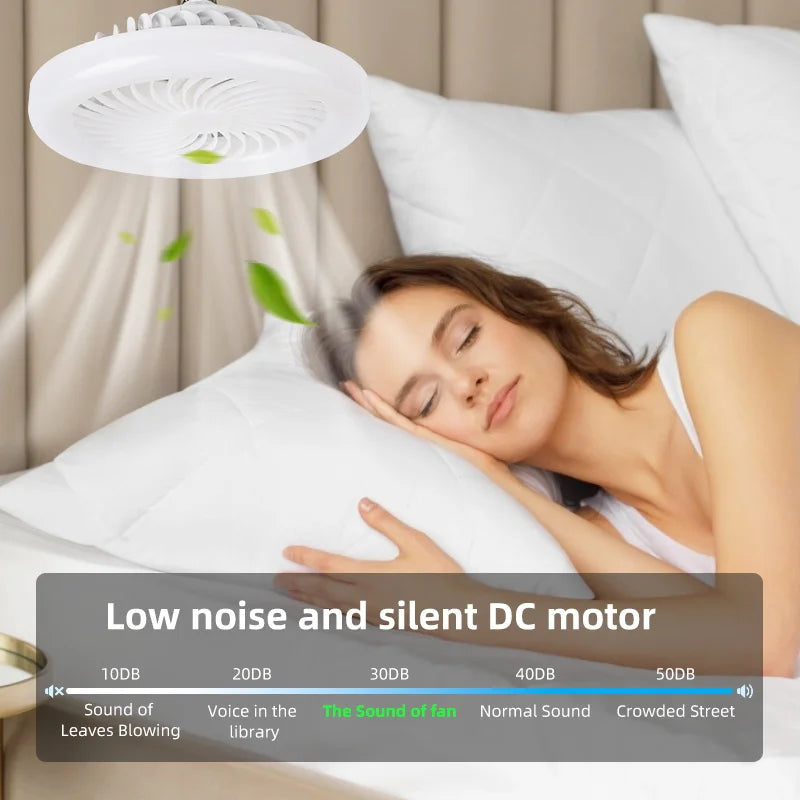 Ventilador Inteligente de Techo con Luz