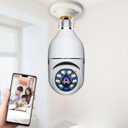 Cámara Bombilla Seguridad WiFi HD