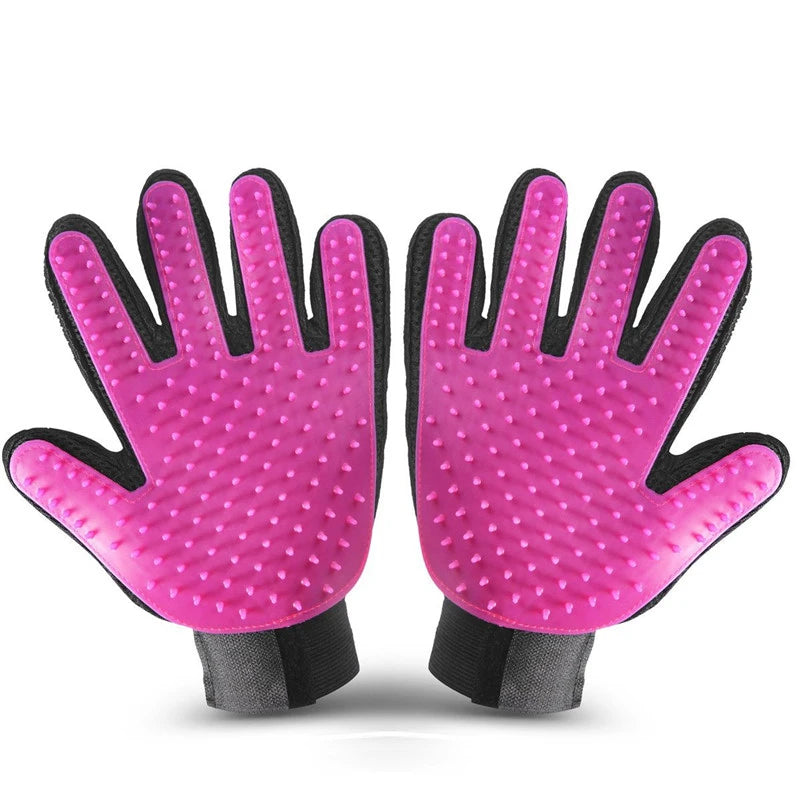 Guantes para peinar mascotas
