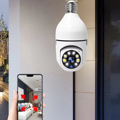 Cámara Bombilla Seguridad WiFi HD