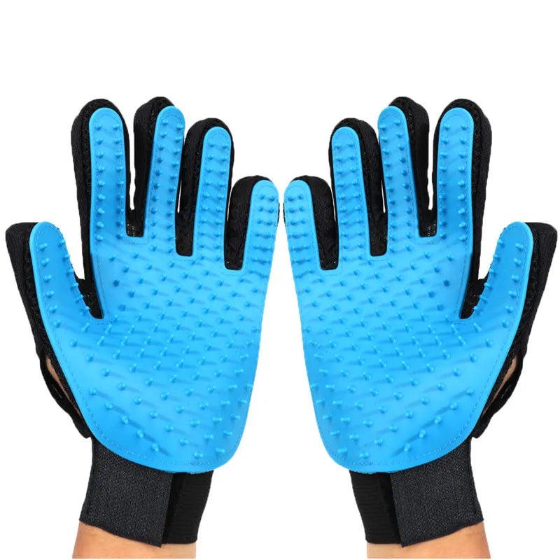 Guantes para peinar mascotas