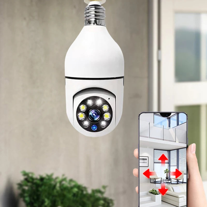 Cámara Bombilla Seguridad WiFi HD
