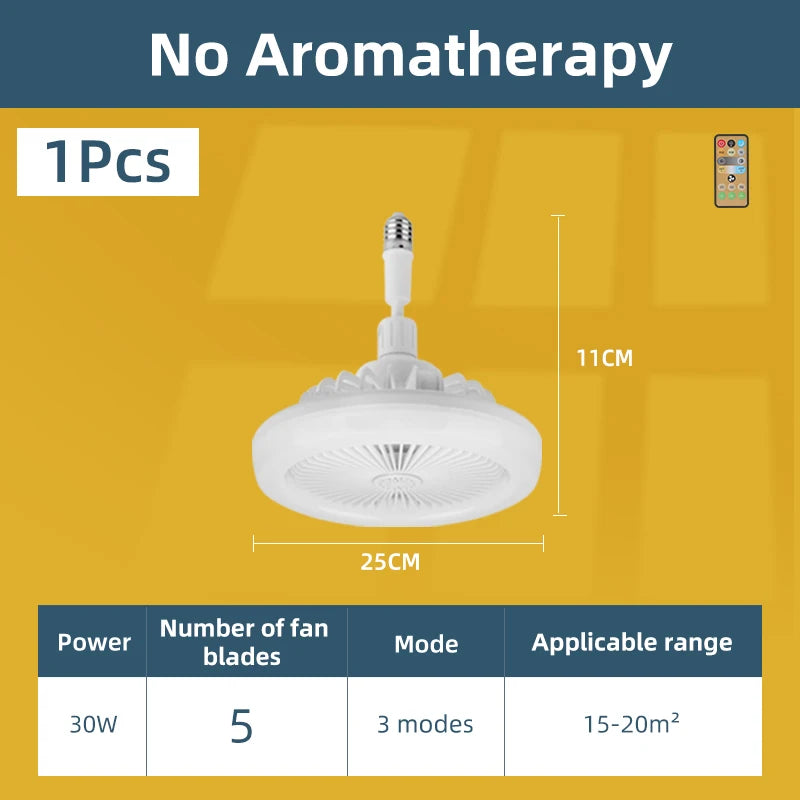 Ventilador Inteligente de Techo con Luz