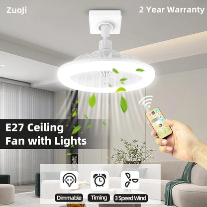 Ventilador Inteligente de Techo con Luz