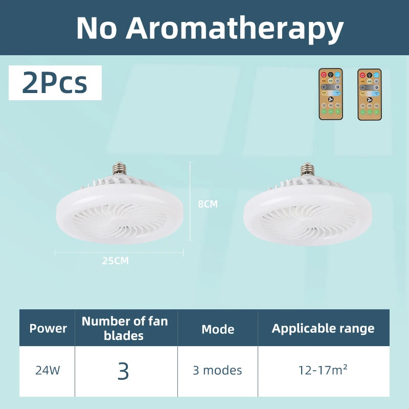 Ventilador Inteligente de Techo con Luz
